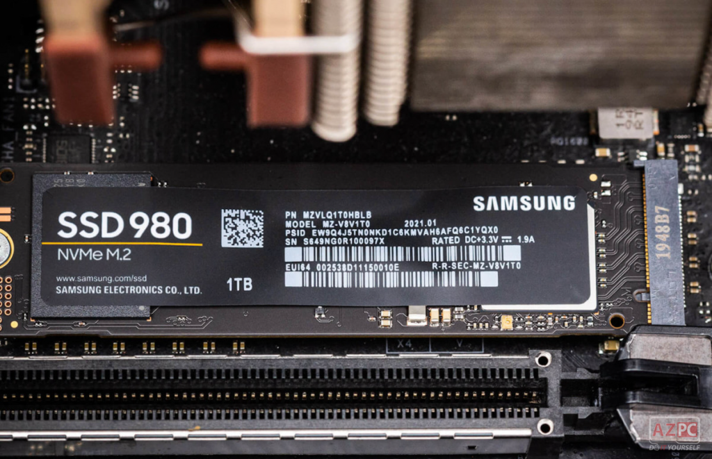 Samsung 980 PCIe 3.0