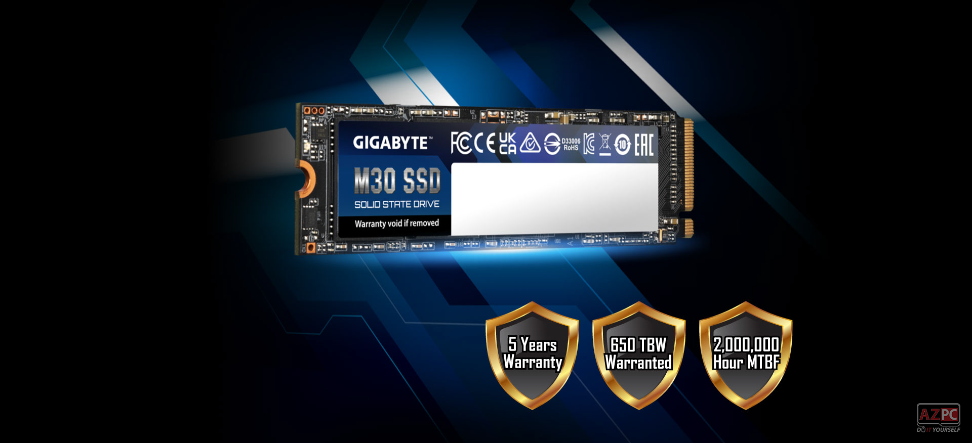 Gigabyte M30 PCIe 3.0 x4