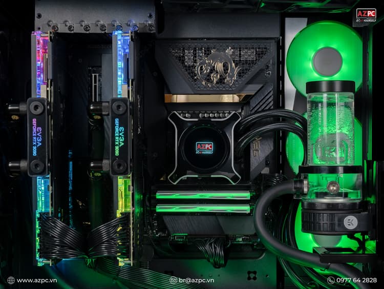 PC custom bởi AZPC (cấu hình tùy chọn - ảnh thực tế của AZPC)