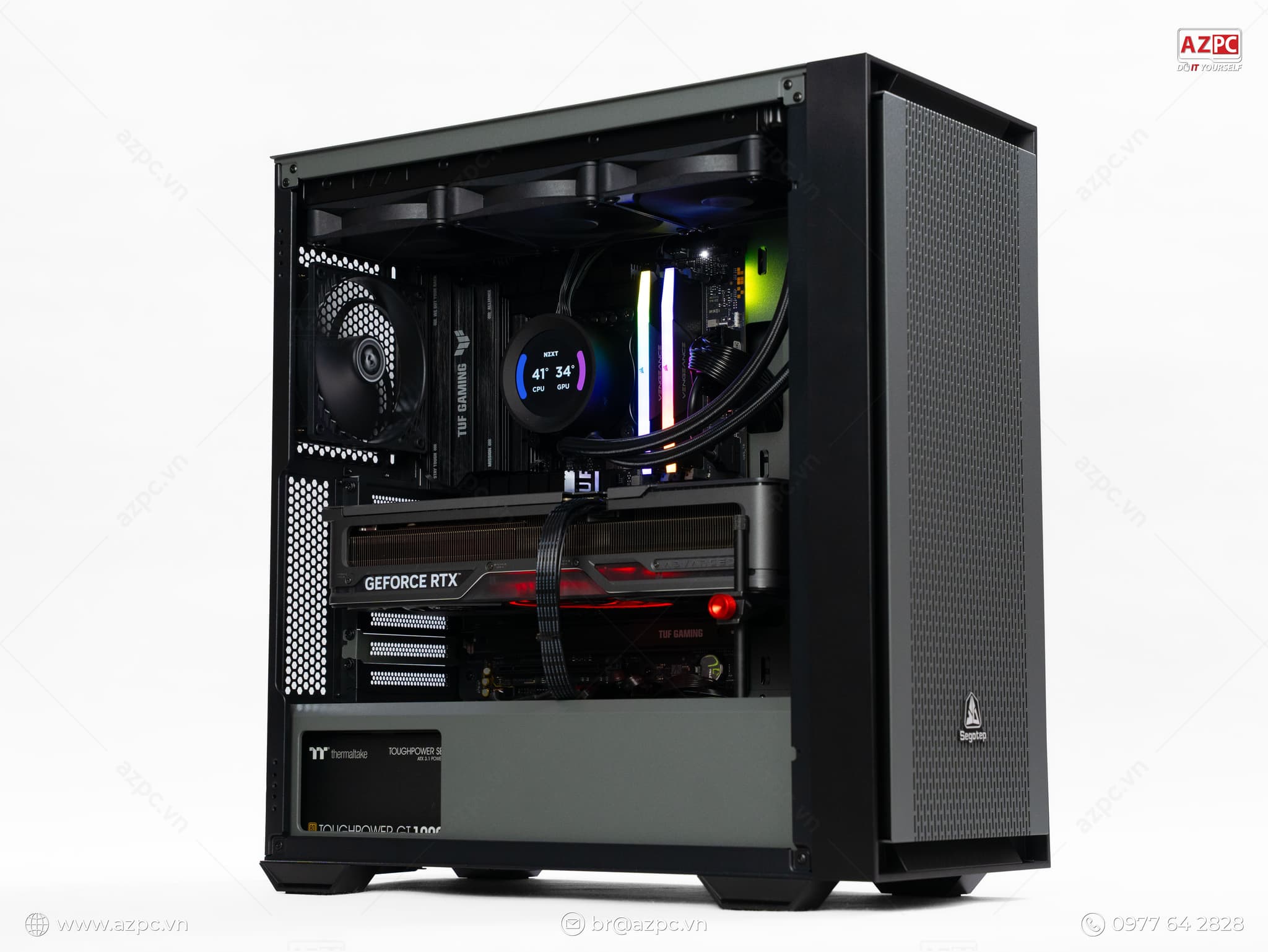 PC custom bởi AZPC (Core Ultra 9 285K | RAM 128GB | RTX 5080 16G...)